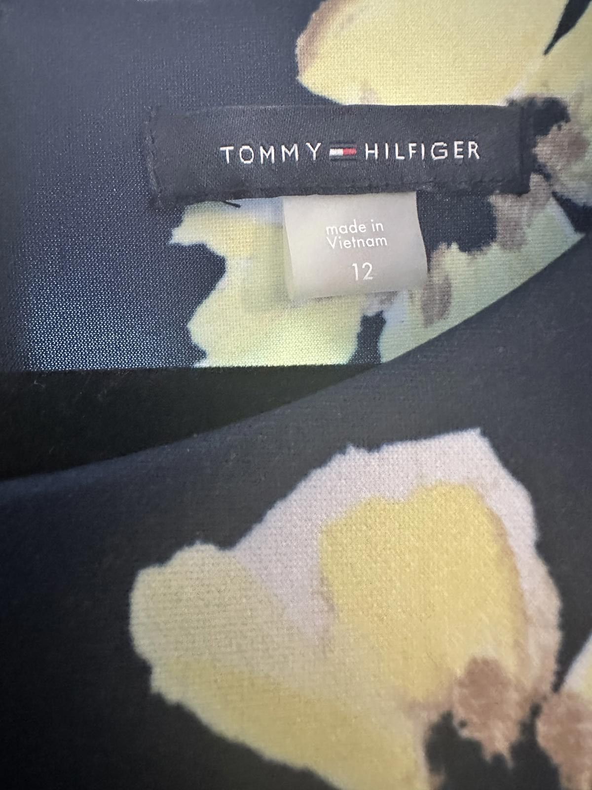 Tommy Hilfiger Floral Print Sleeveless Dress - Elegant Summer Fashion Size XL / US 12-14 / IT 48-50 - 8 Thumbnail