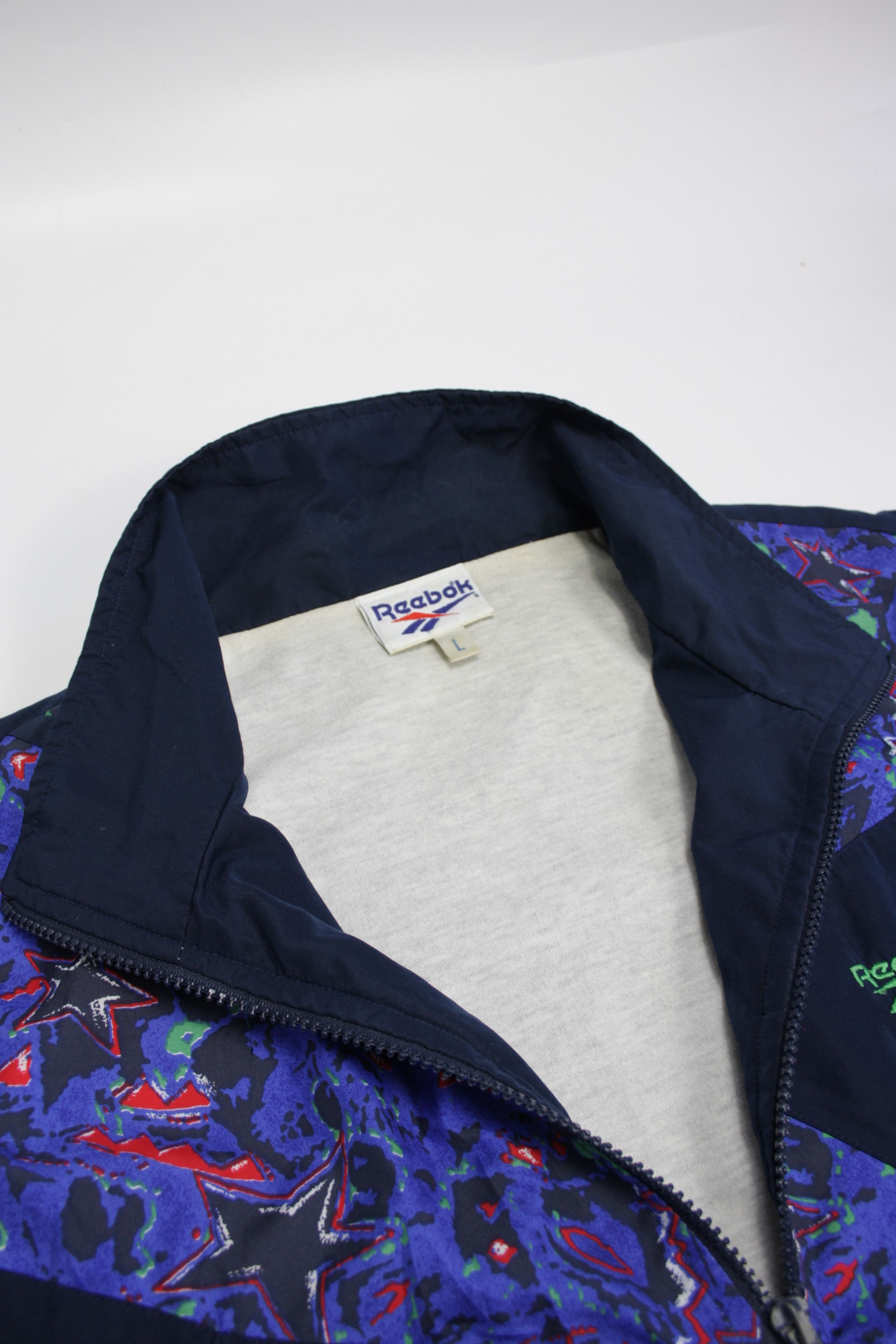 Reebok × Vintage Reebok 90s Vintage Oversized Tracksuit Windbreaker Jacket Size US L / EU 52-54 / 3 - 8 Thumbnail