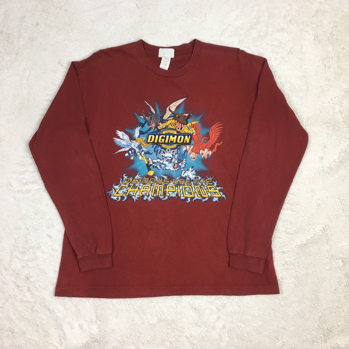 Cartoon Network × Nintendo × Vintage Vintage 2000 Digimon Long Sleeve Size US M / EU 48-50 / 2 - 2 Thumbnail