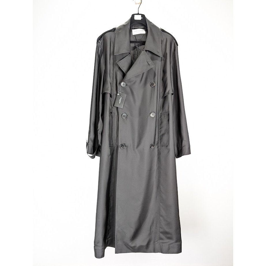 Saint Laurent Paris o1rshd1 Long Coat in Black Size US M / EU 48-50 / 2 - 1 Thumbnail