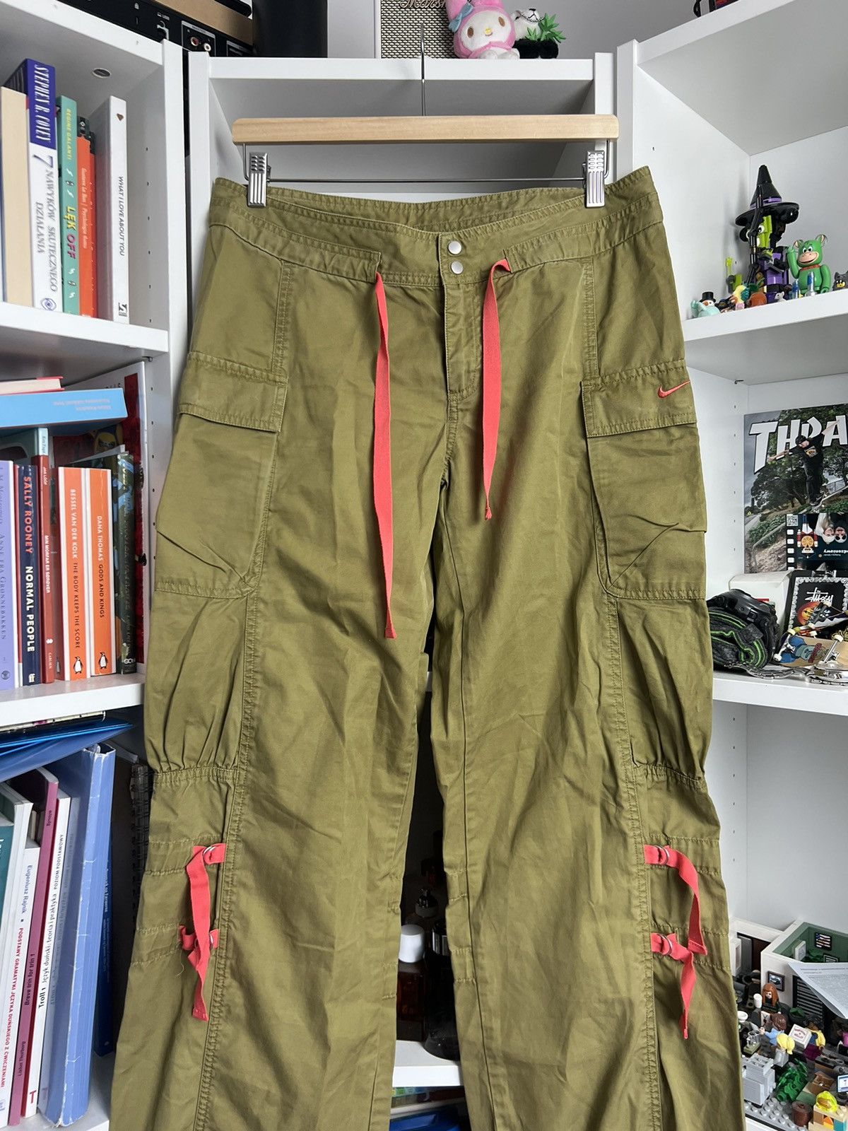 Nike × Nike ACG × Vintage Vintage Y2K Nike baggy cargo parachute pants M skate 90s 00s Size US 32 / EU 48 - 3 Thumbnail