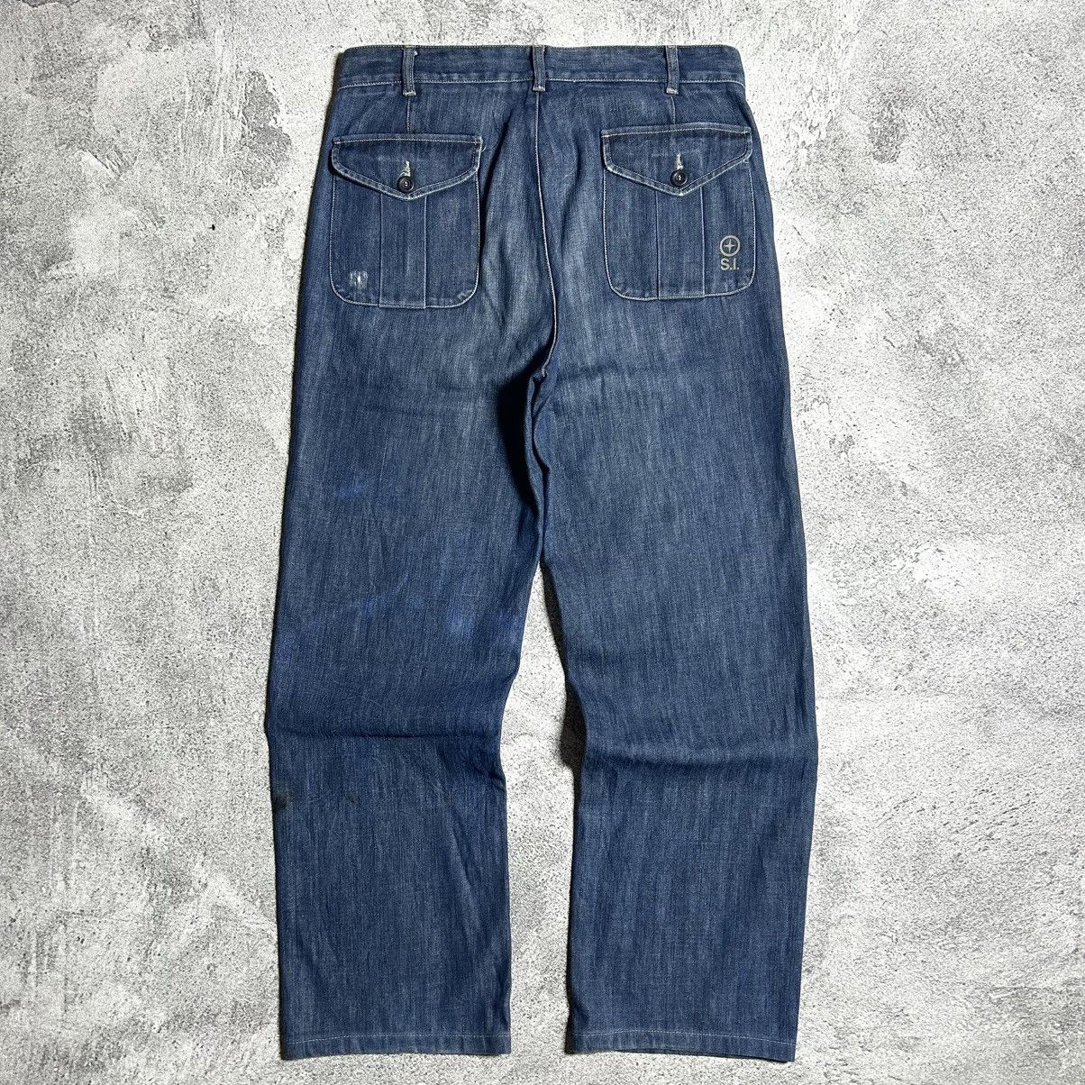 Stone Island Vintage 90s Stone Island Denim Pants Size US 34 / EU 50 - 1 Thumbnail