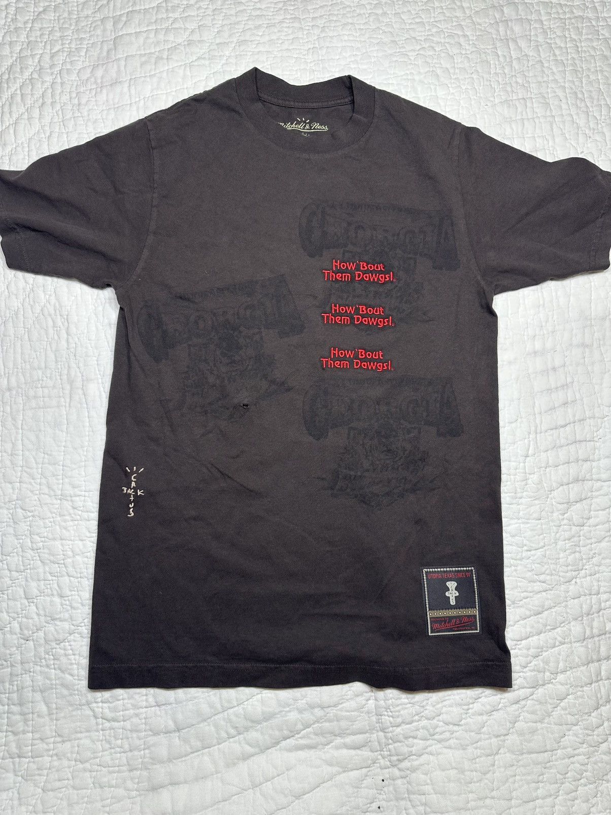 Mitchell & Ness × NCAA × Travis Scott Travis Scott University of Georgia Tee/ Brand New Size US S / EU 44-46 / 1 - 1 Thumbnail