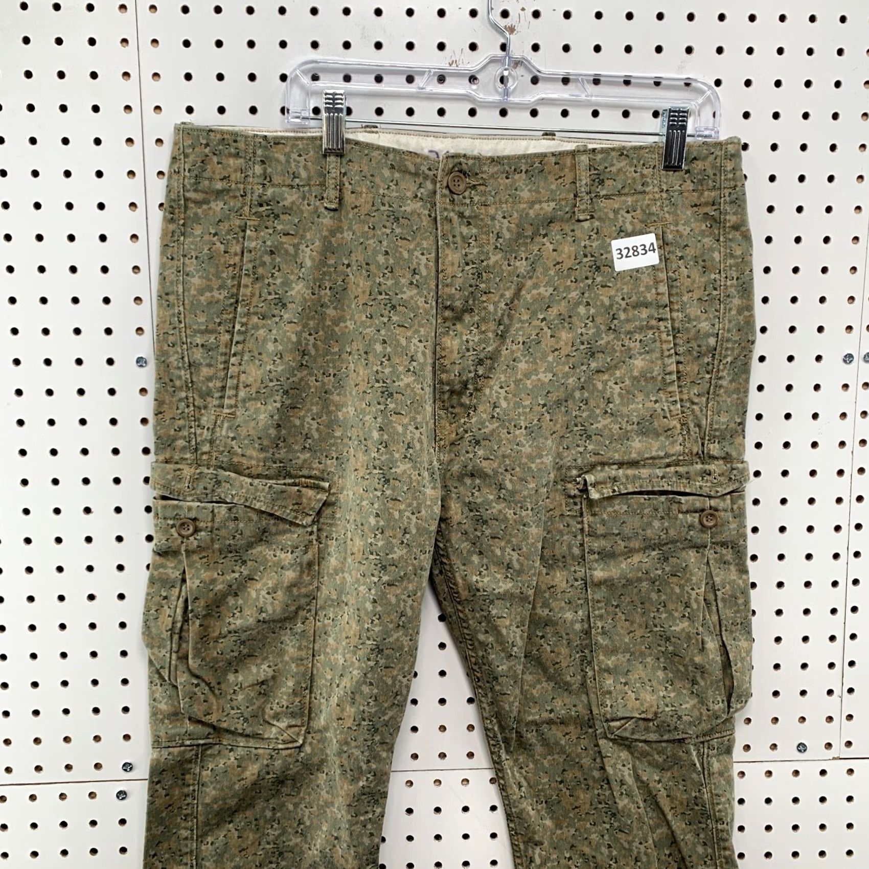 Levi's Levi's Military Cargo Pants Mens 34x28 Green Camouflage Army Casual Size US 34 / EU 50 - 7 Thumbnail