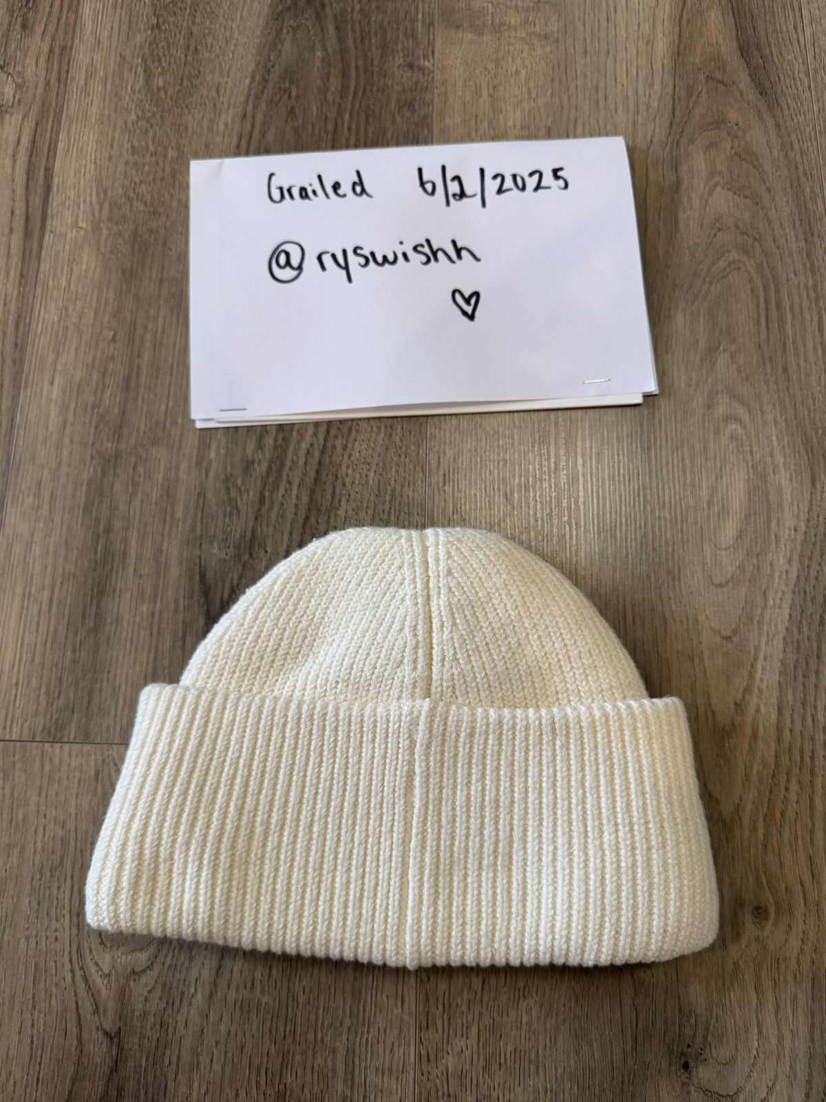 Kith Kith Serif Tan Beanie Size ONE SIZE - 2 Thumbnail