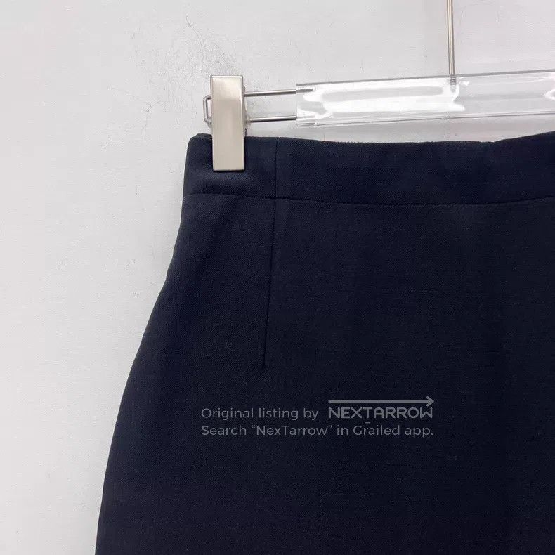 Dior Dior Black CD buckle design wool wrap skirt pants Size 24" / US 00 / IT 34 - 3 Thumbnail