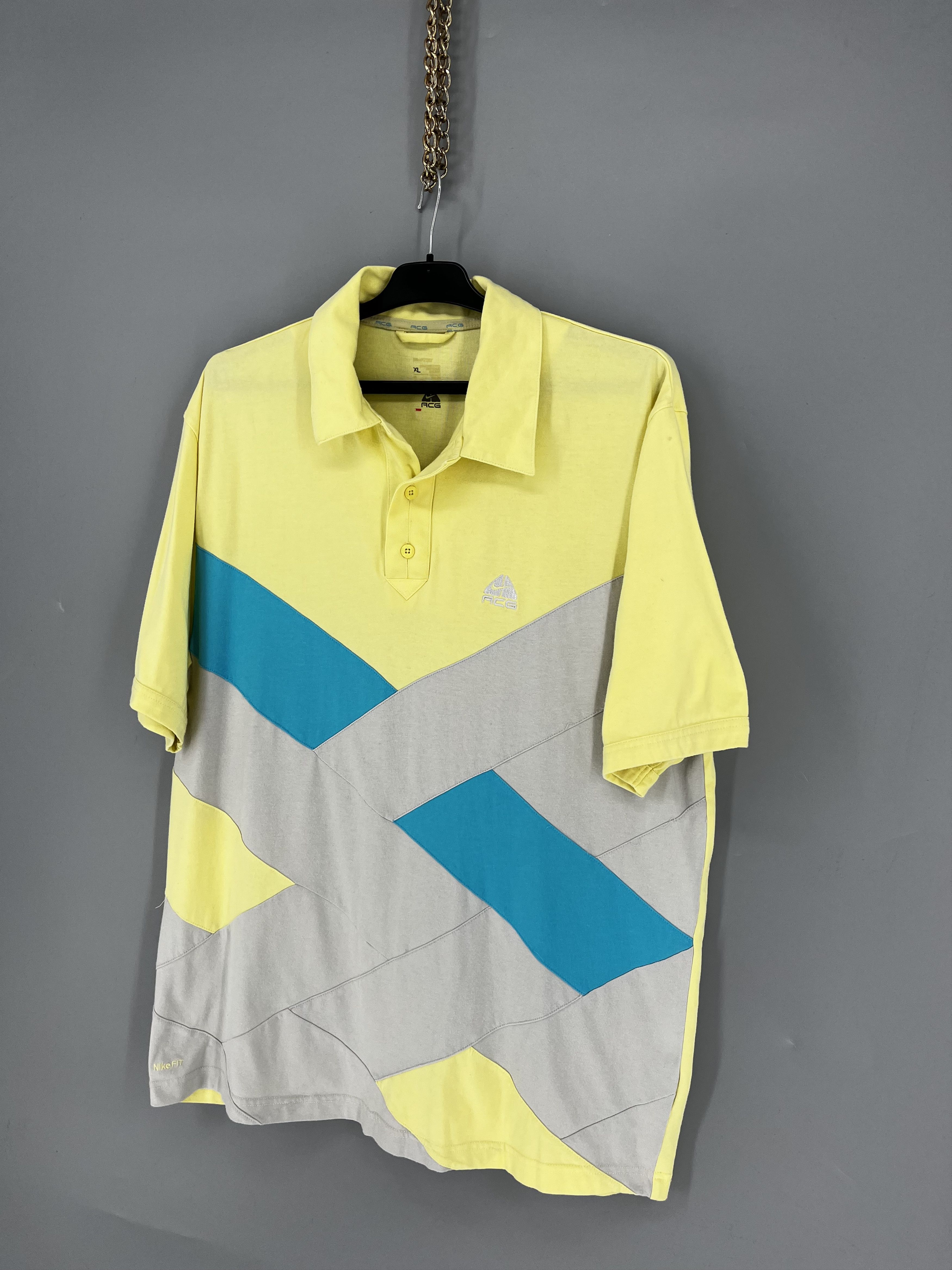 Nike ACG Vintage Nike Acg Polo Shirt Short Sleeve Logo Size XL Fit Size US L / EU 52-54 / 3 - 3 Thumbnail