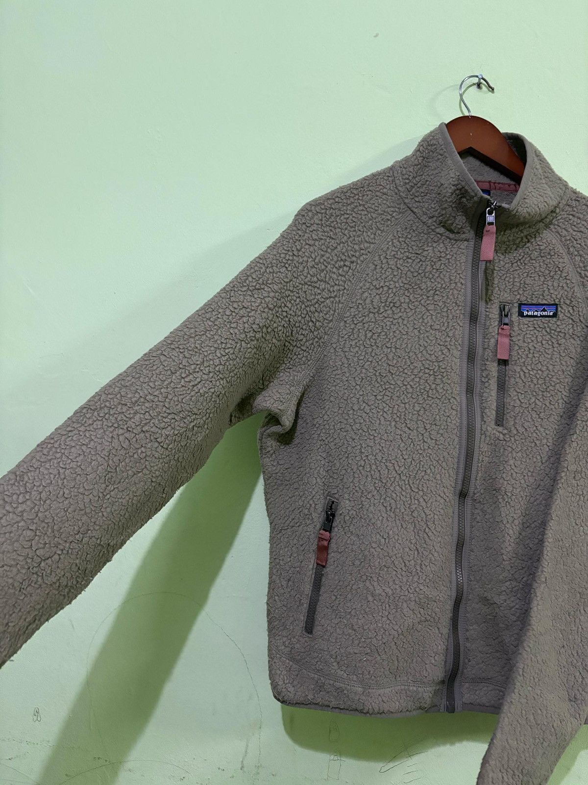 Patagonia Vintage Patagonia Sherpa Fleece Jacket Nice Design Size US M / EU 48-50 / 2 - 2 Thumbnail