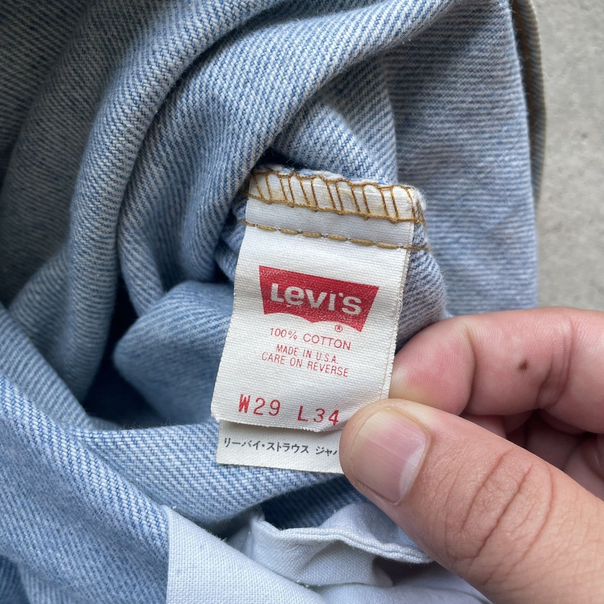 Levi's Vintage Clothing 90s Vintage Levi’s 510 USA LightWash Faded Jeans Pants W29 Size US 29 - 8 Thumbnail