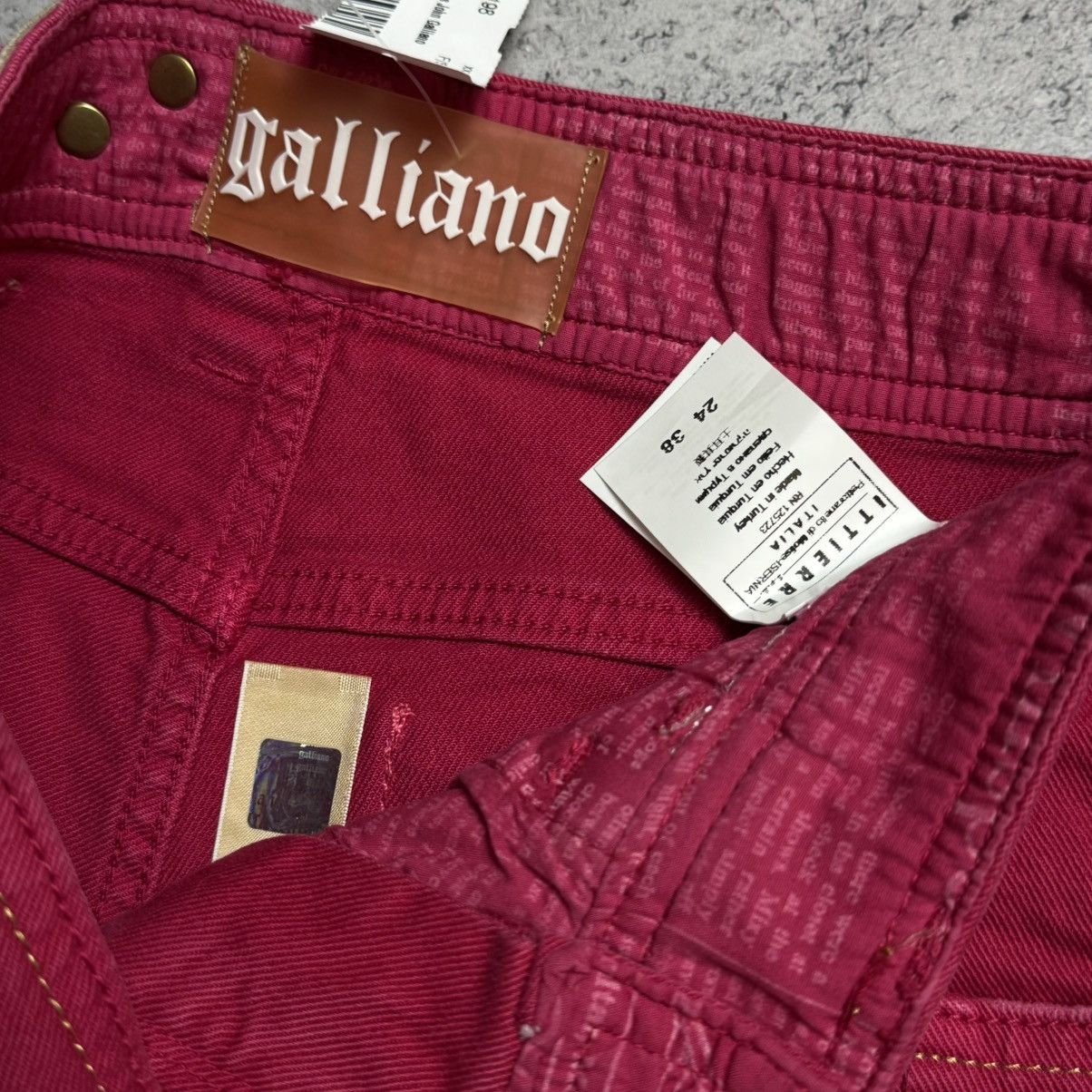 John Galliano NEW Galliano Y2K 00s Mini Shorts Size 26" / US 2 / IT 38 - 9 Thumbnail