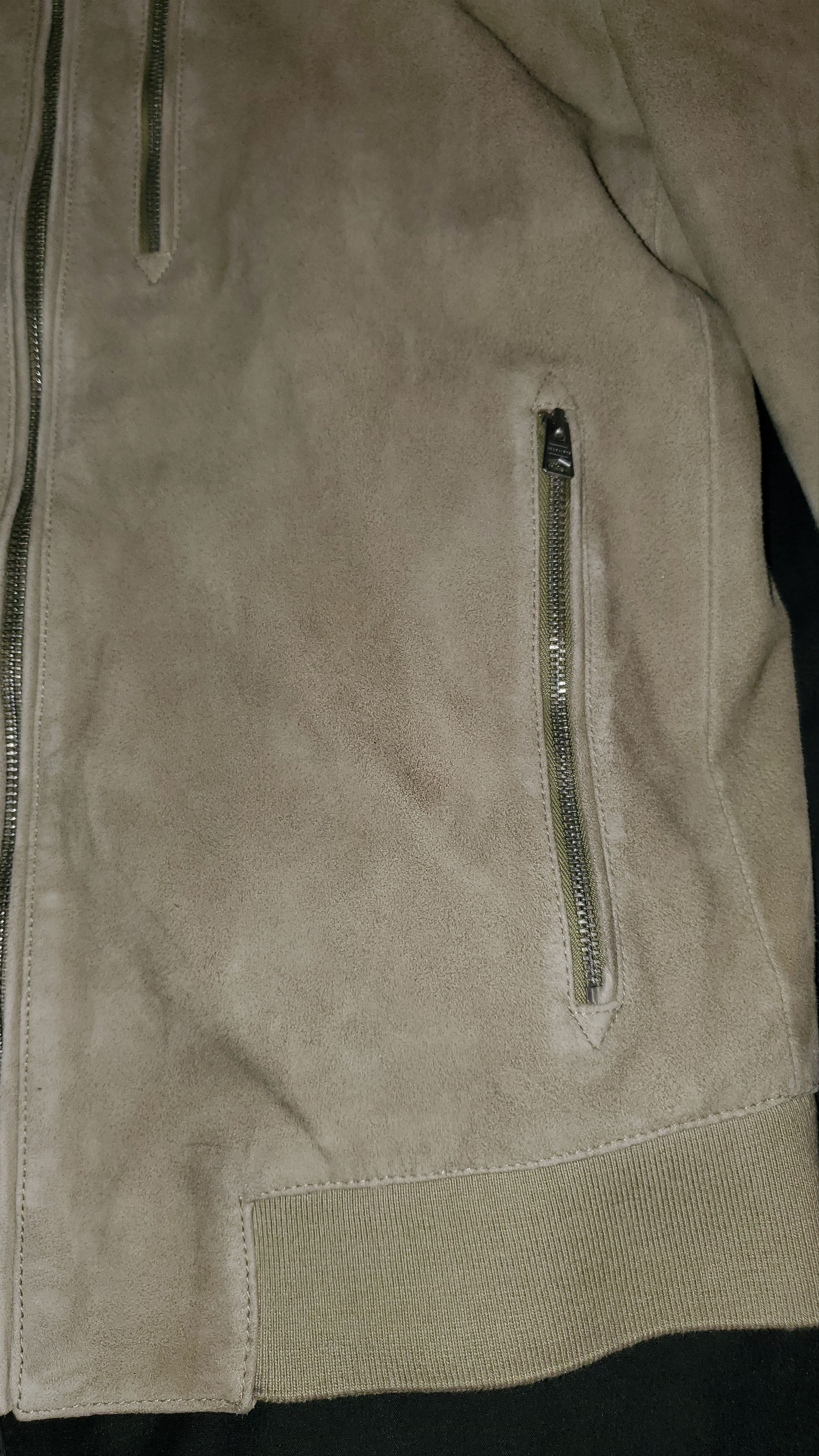 Allsaints Kemble Suede Bomber Jacket Size US M / EU 48-50 / 2 - 12 Thumbnail