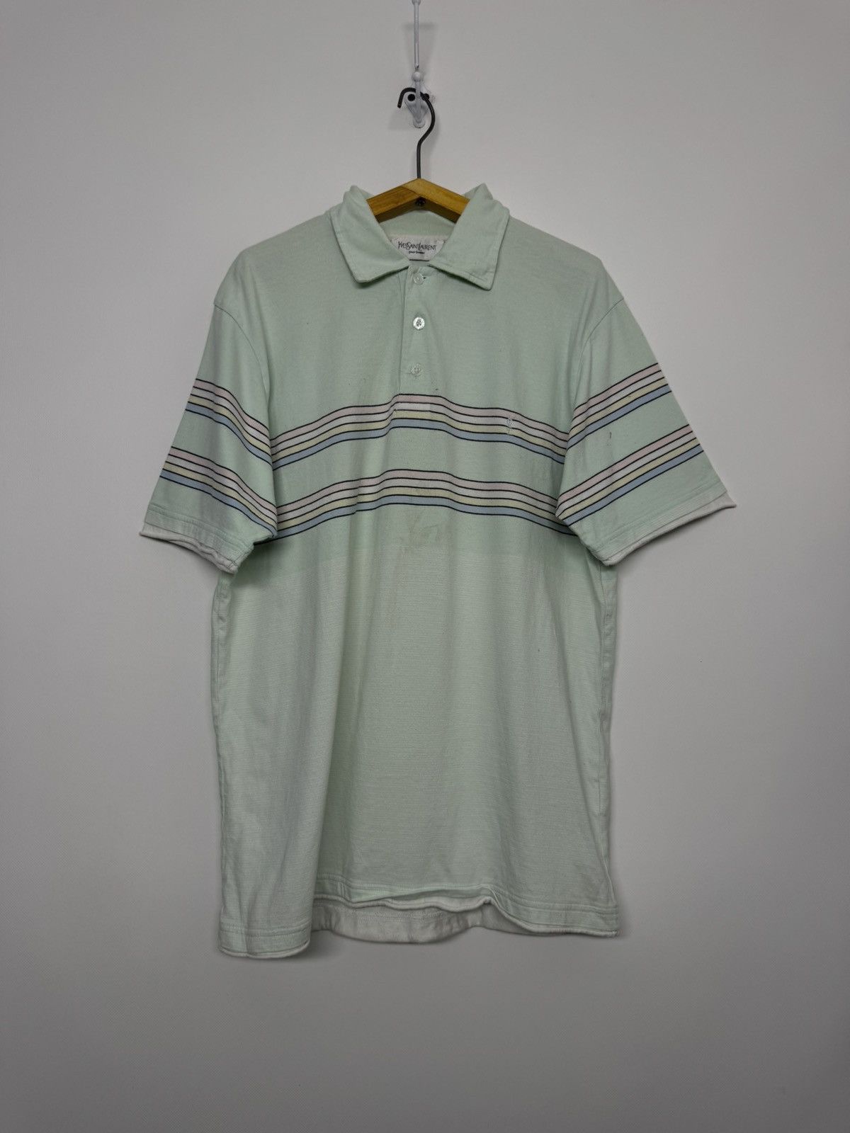 Yves Saint Laurent Vintage Luxury Yves Saint Laurent YSL Polo Shirt vintage Size US L / EU 52-54 / 3 - 4 Thumbnail