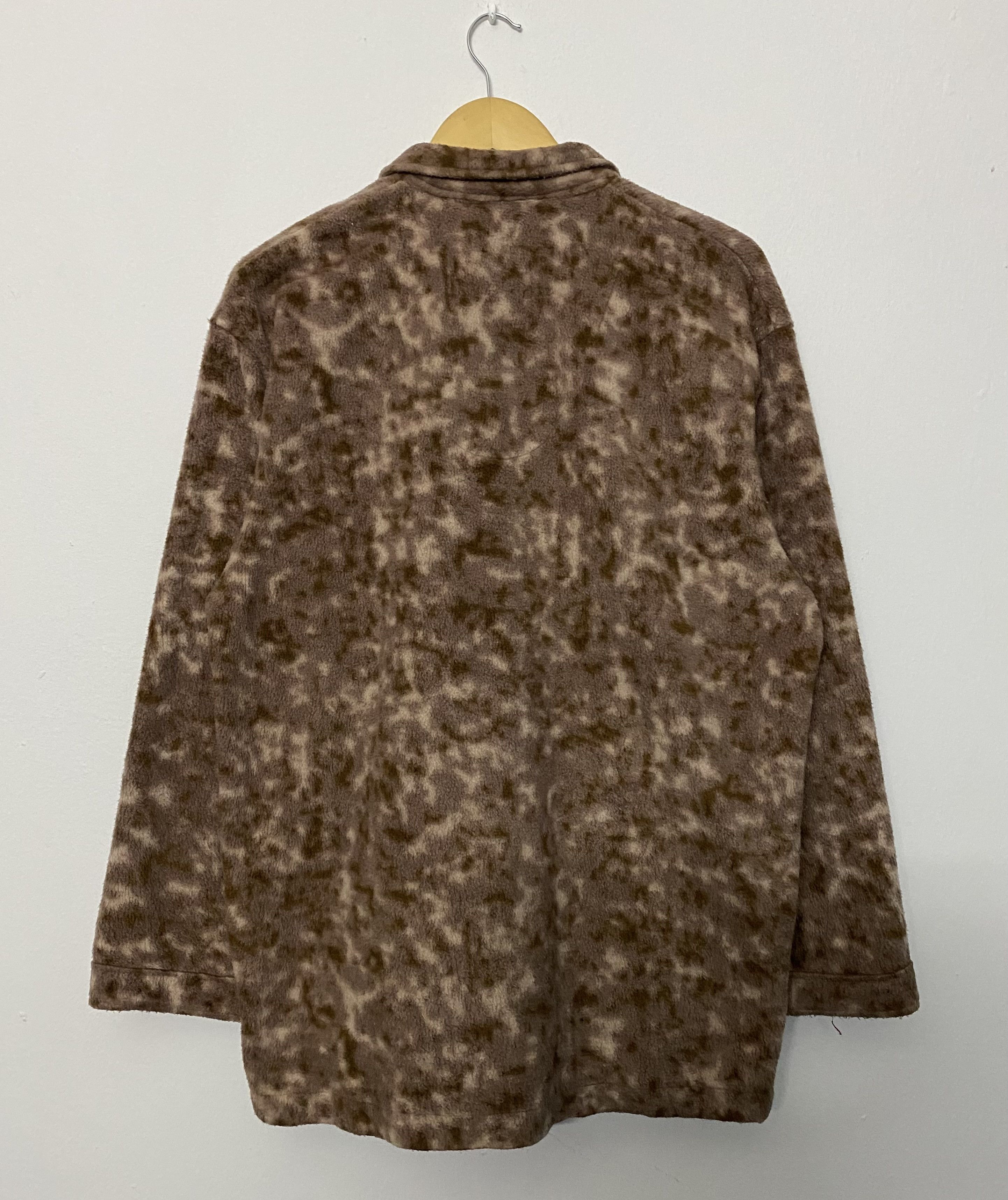 Ecko Unltd. Vintage Ecko Unltd. Fleece Button Up Shirt Camo Print Size US L / EU 52-54 / 3 - 2 Thumbnail