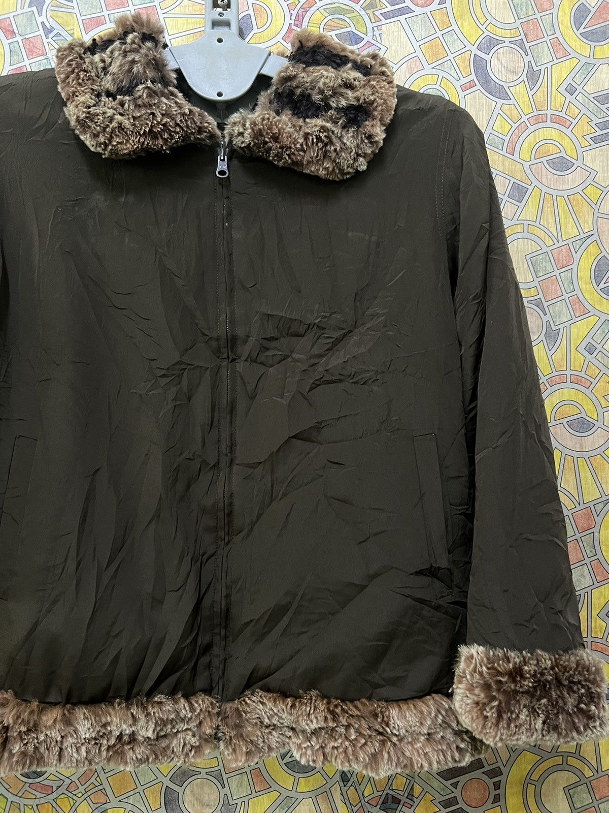 Japanese Brand × Leather Fur Reversible Jacket ByJapanese Designer MAISON D’OR.(Gj31) Size US L / EU 52-54 / 3 - 19 Thumbnail
