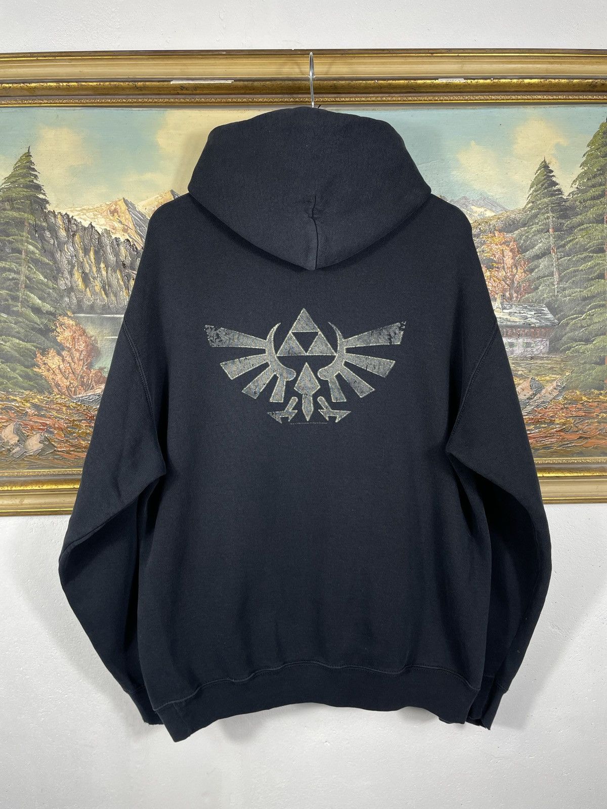 Japanese Brand × Nintendo × Vintage Retro 00s Zelda 2005 Hoodie Baggy Loose Boxy Japanese Game Size US L / EU 52-54 / 3 - 2 Thumbnail