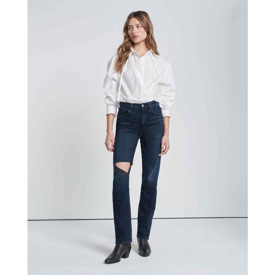 7 For All Mankind NWT 7 For All Mankind Womens Size 28 Easy Slim Sunbeam Jeans Size 28" / US 6 / IT 42 - 1 Thumbnail