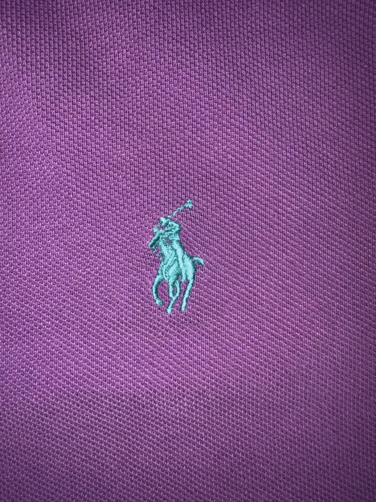 Polo Ralph Lauren Vintage Polo Ralph Lauren Purple Pique Polo Shirt - Size XL Size US XL / EU 56 / 4 - 9 Thumbnail