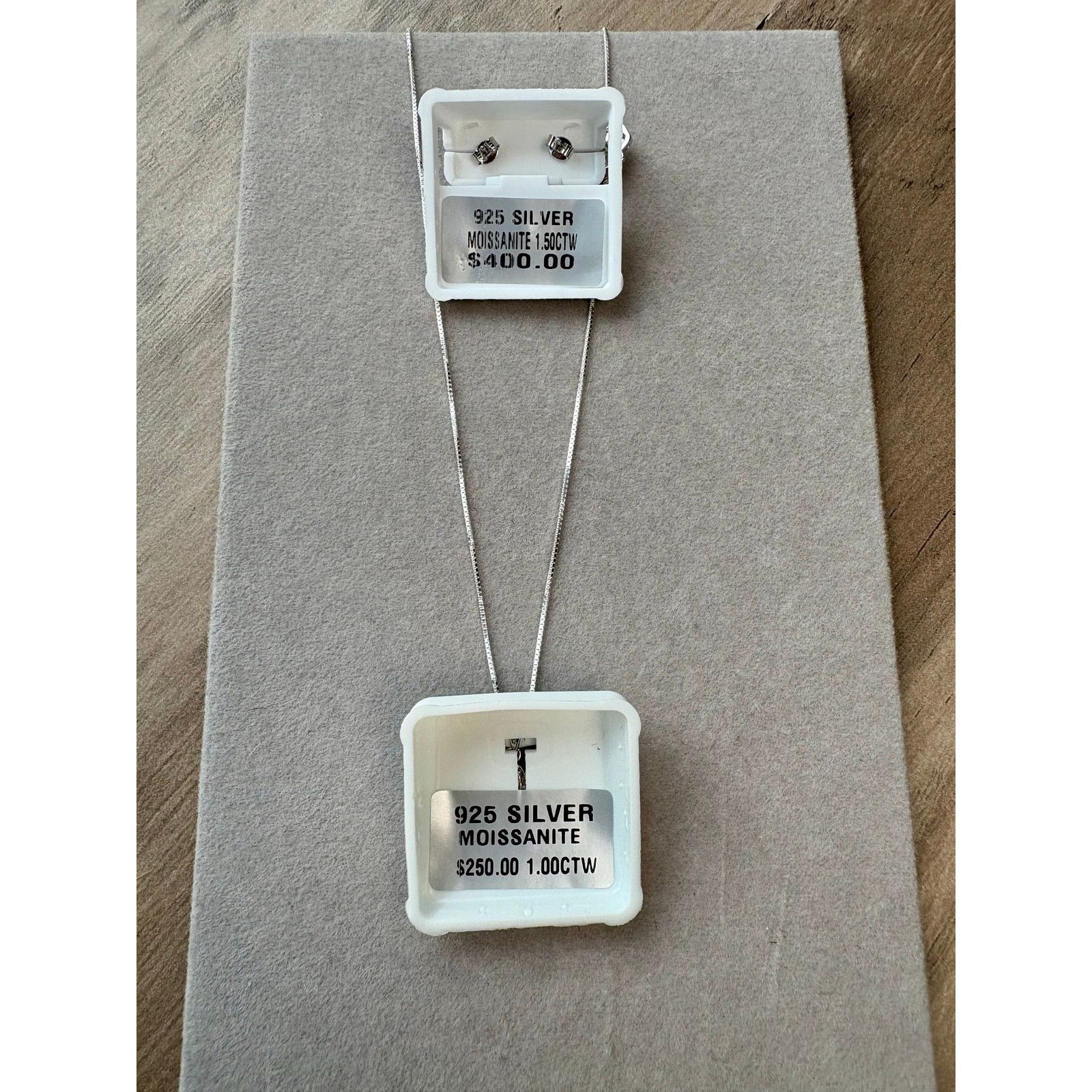 Jewelry NWT Hamsa Moissanite Necklace & Earring Bundle - 925 Silver Size ONE SIZE - 6 Thumbnail