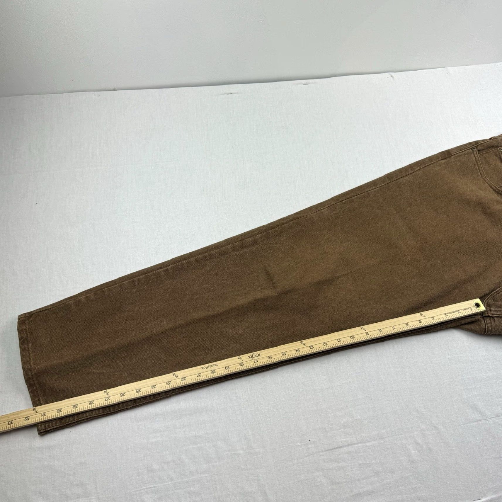 Eddie Bauer VINTAGE Eddie Bauer Jeans Men 38x31 Brown Relaxed Straight USA Grunge 90s 2000s Adult Mens Size US 38 / EU 54 - 7 Thumbnail