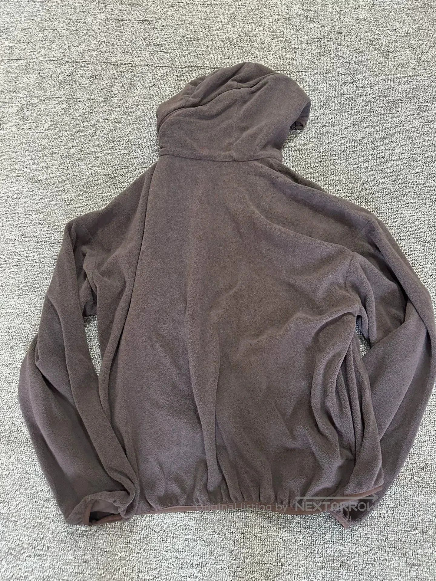 POST ARCHIVE FACTION (PAF) soft brown fleece hooded sweatshirt for men. Size US L / EU 52-54 / 3 - 4 Thumbnail