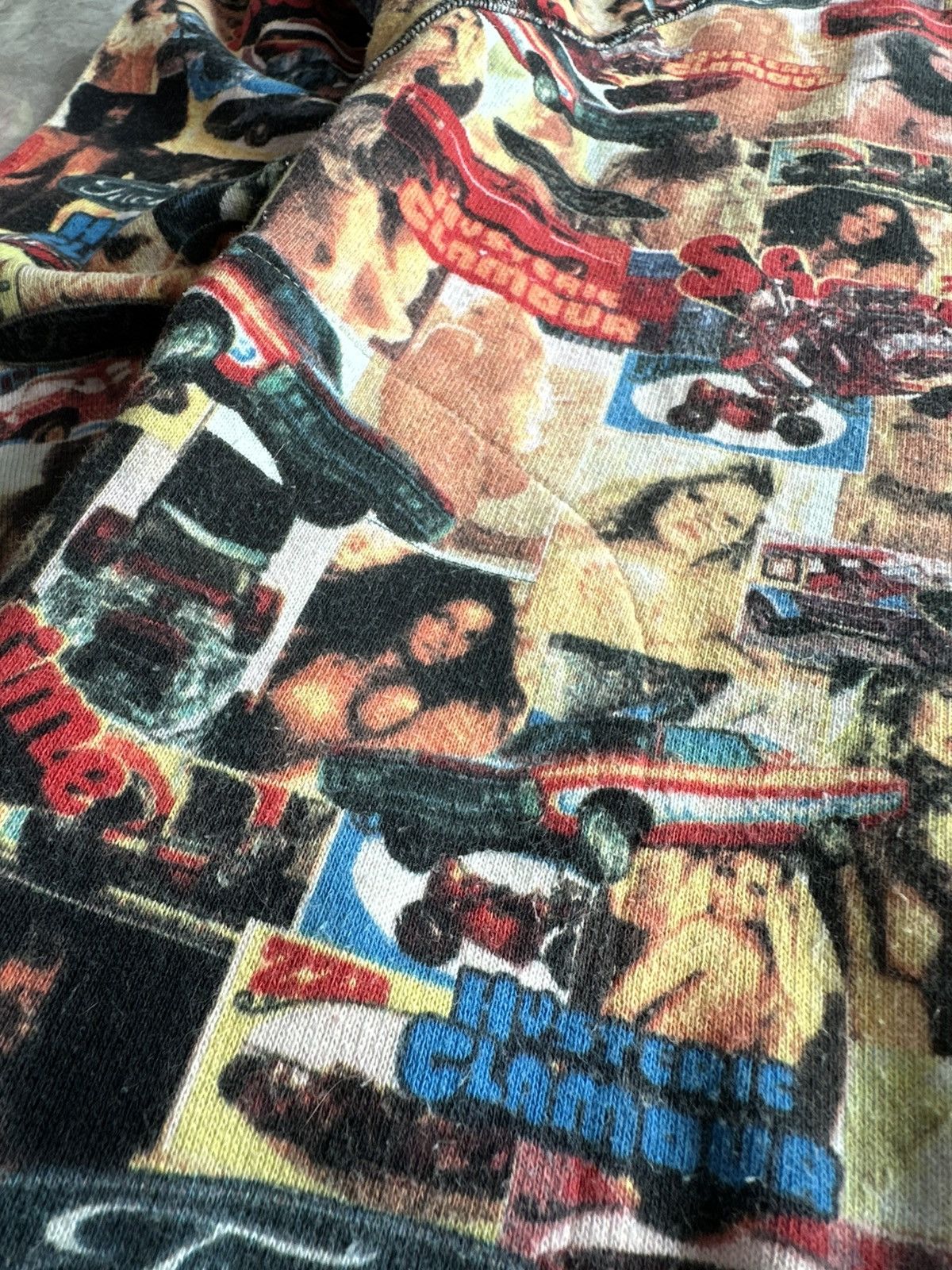Hysteric Glamour × Playboy Hysteric Glamour 1990s Collage Car and Topless Woman Sweater Size ONE SIZE - 4 Thumbnail