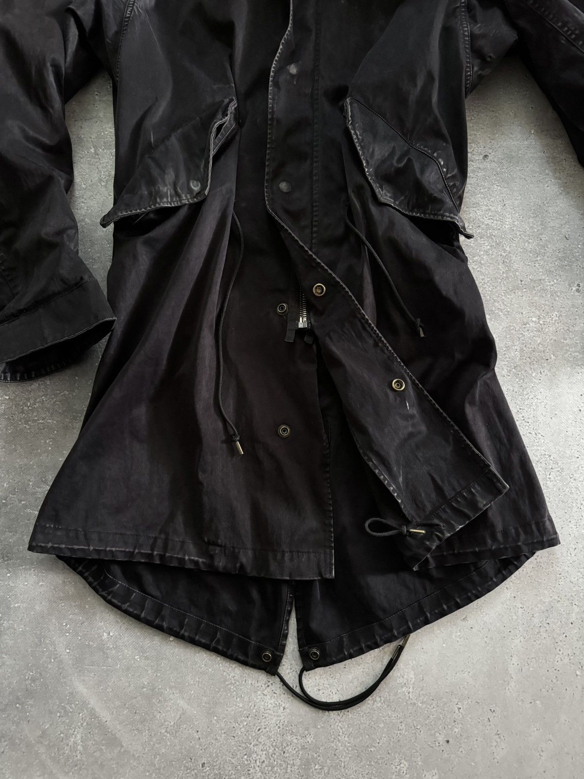 Ten C Ten C OJJ Deck Fishtail Faded Parka Jacket Size US M / EU 48-50 / 2 - 5 Thumbnail