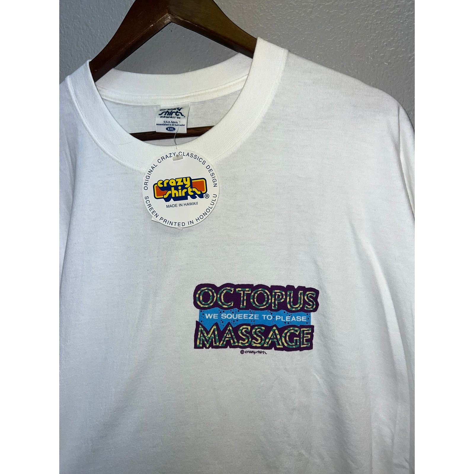 Vintage Vintage Crazy Shirts Octopus Massage Shirt To Please NWT 2XL Size US XXL / EU 58 / 5 - 3 Thumbnail