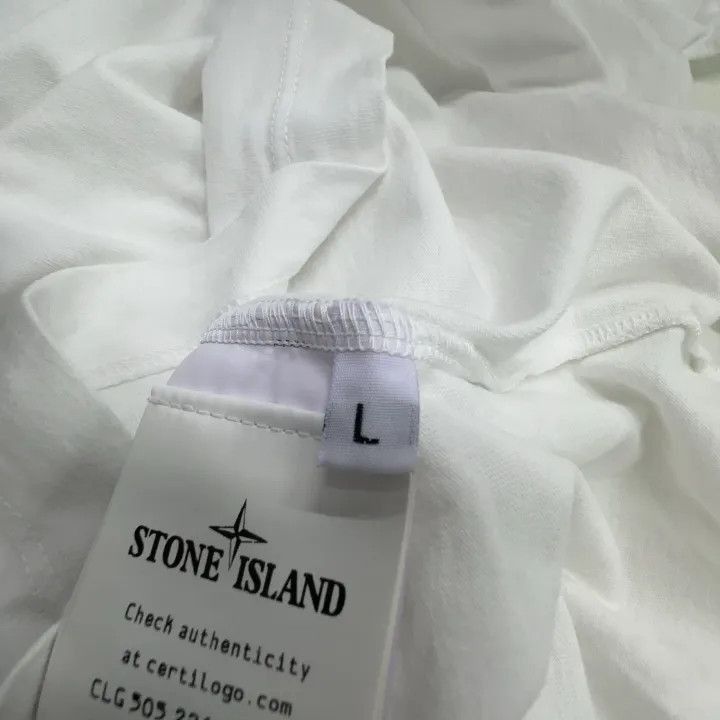 Stone Island Stone Island SS22 Logo Print Casual TShirt -2506 Size US L / EU 52-54 / 3 - 3 Thumbnail