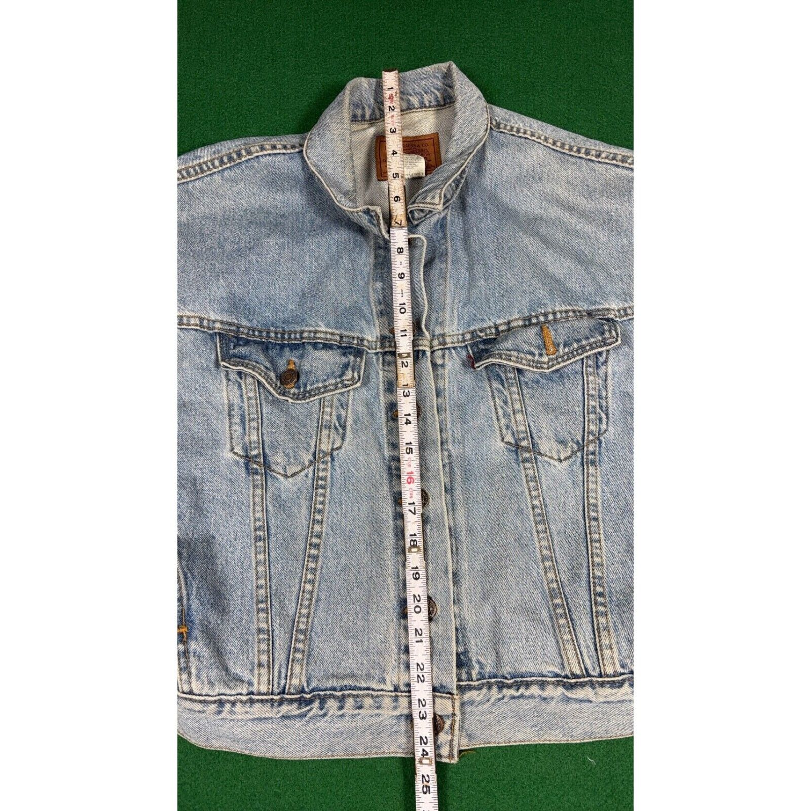 Levi's Vintage 90s Levi's Light Wash Denim Made In USA Trucker M Size US M / EU 48-50 / 2 - 6 Thumbnail
