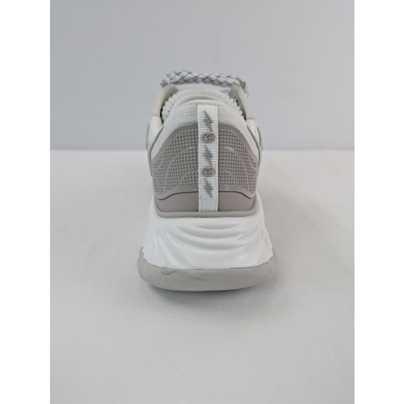 Gucci o1rshd1 Ripple Splash Sneaker in White / Grey Size US 11 / EU 44 - 17 Thumbnail
