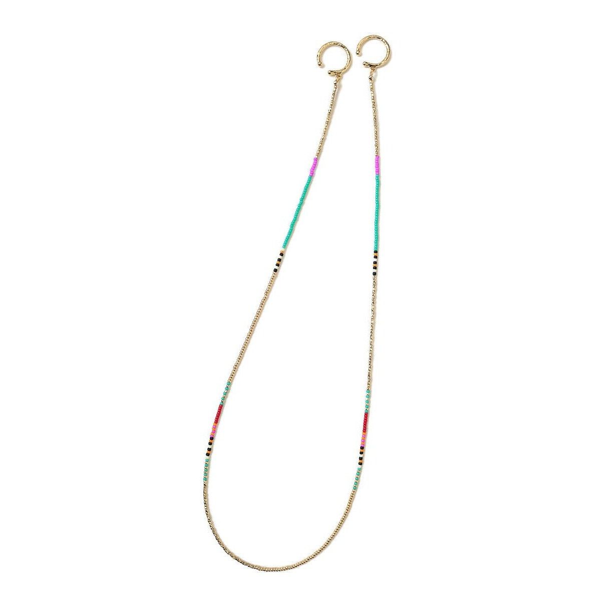Kapital Kapital Pueblo Beads Chain Ear Cuff Size ONE SIZE - 7 Thumbnail
