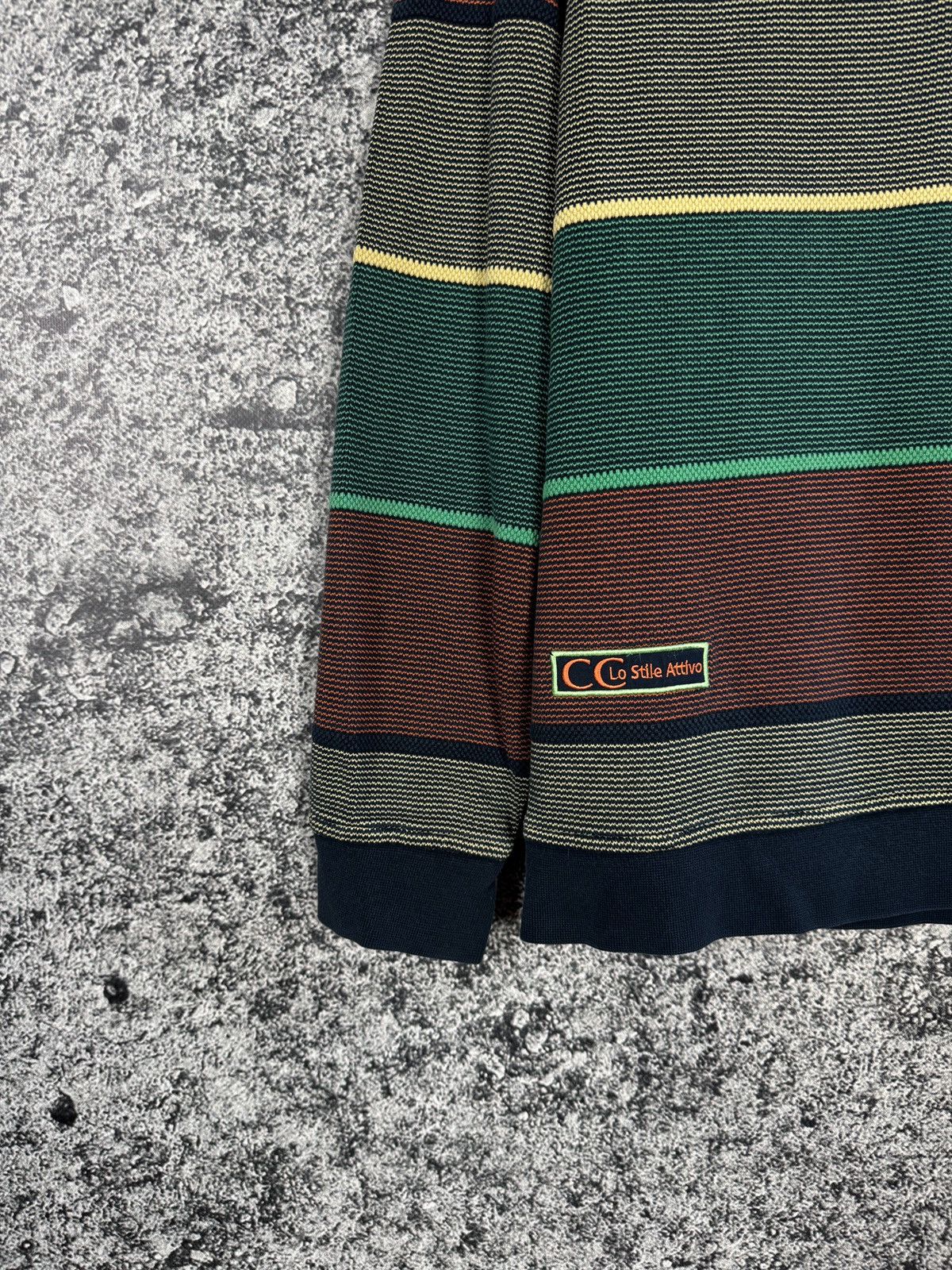 Carlo Colucci Carlo Colucci 1/4 Zip Sweatshirt Pullover Multicolor Size L Size US L / EU 52-54 / 3 - 4 Thumbnail