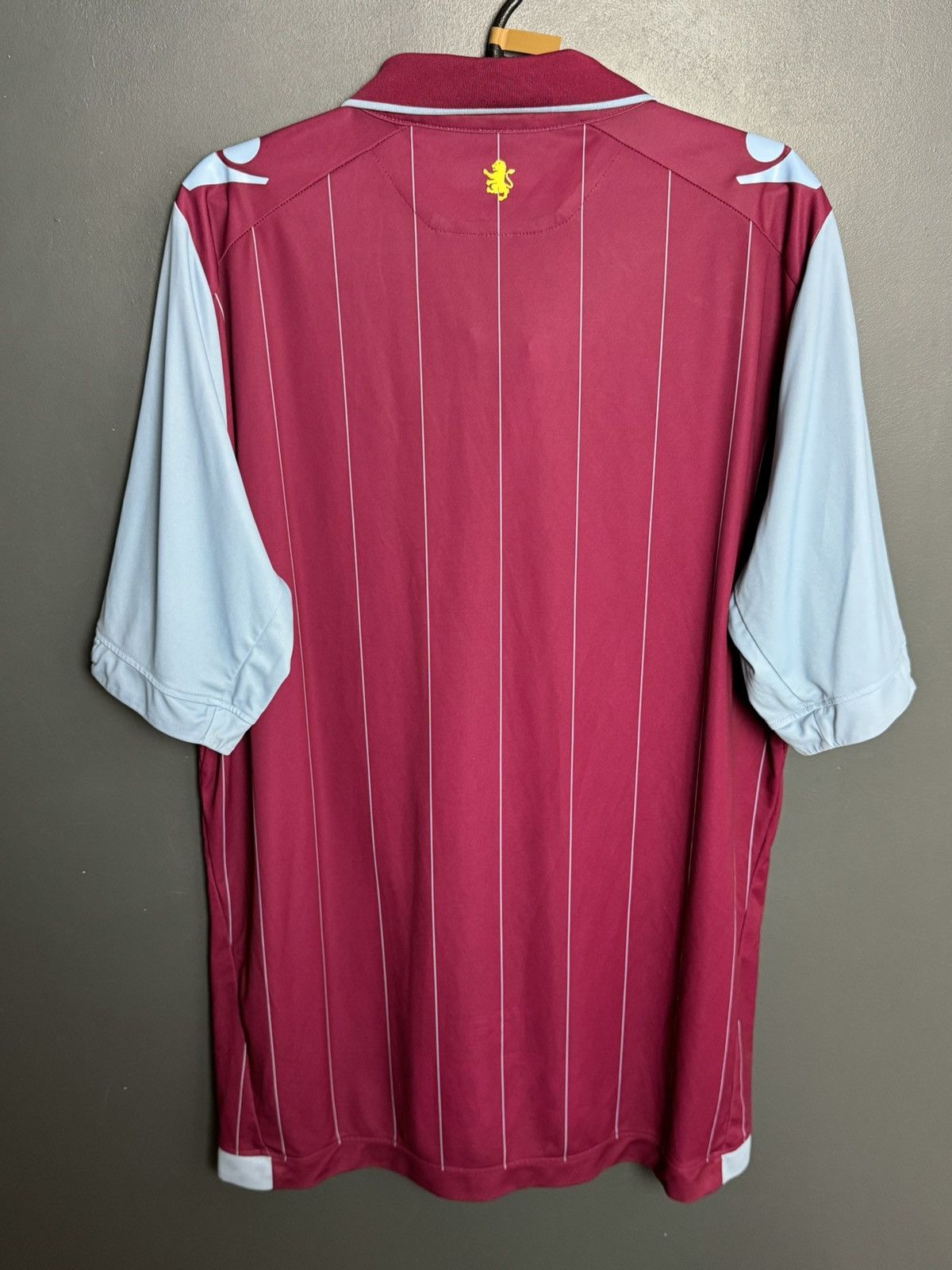 Macron Aston Villa 13/14 Home Football Jersey Size US XXL / EU 58 / 5 - 2 Thumbnail
