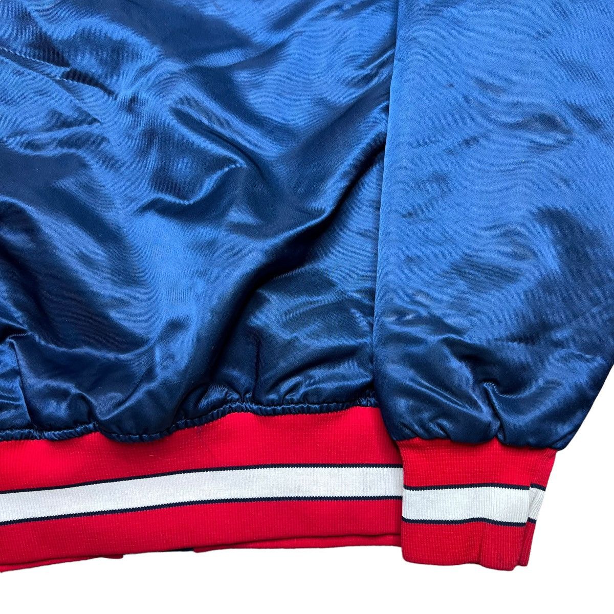 MLB × Vintage Vintage 1980s MLB Atlanta Braves Satin Bomber Jacket Size US L / EU 52-54 / 3 - 22 Thumbnail
