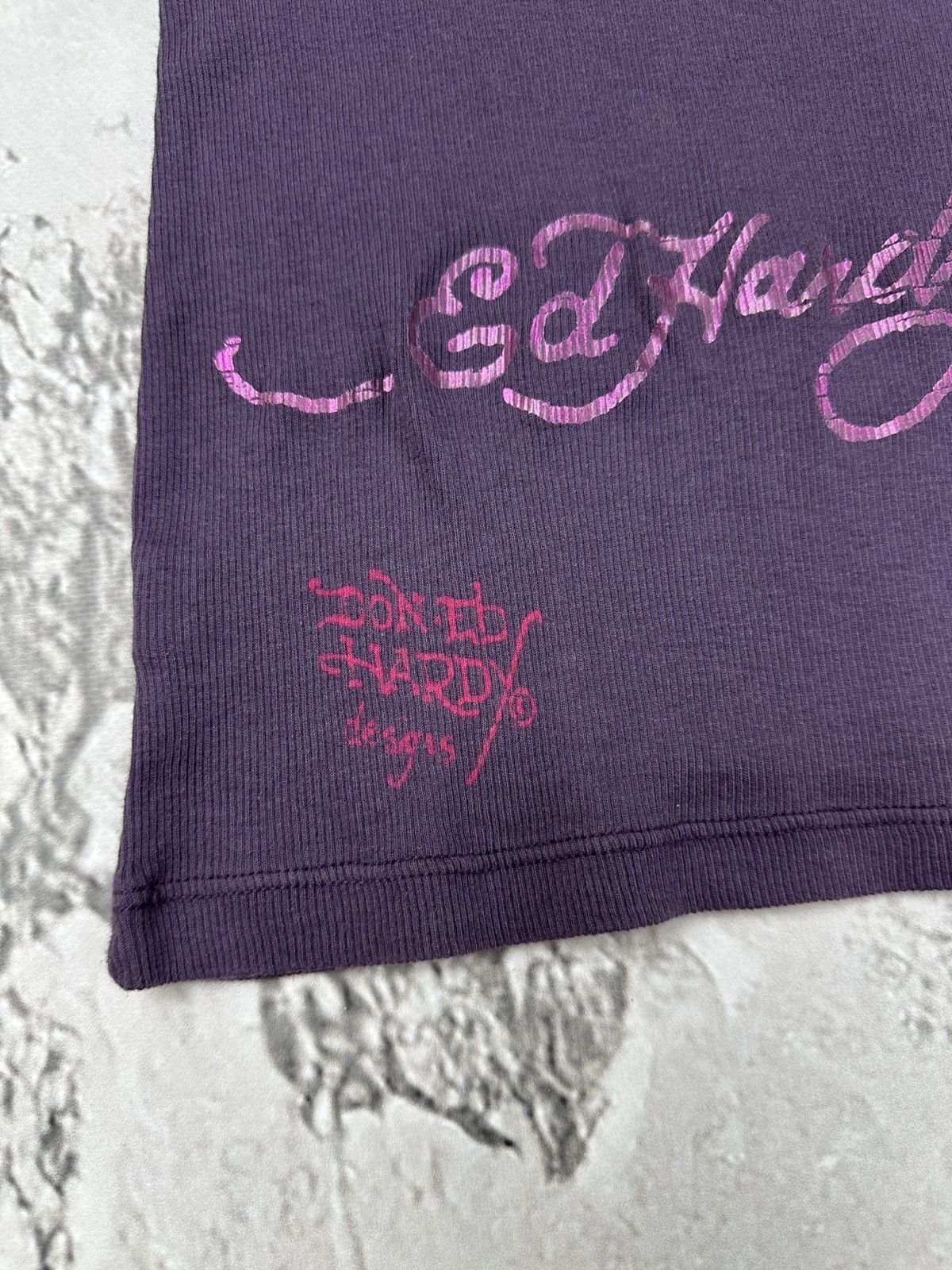 Ed Hardy Vintage Y2k Ed hardy by Christian Audigier Pray For Surf Top Size ONE SIZE - 5 Thumbnail