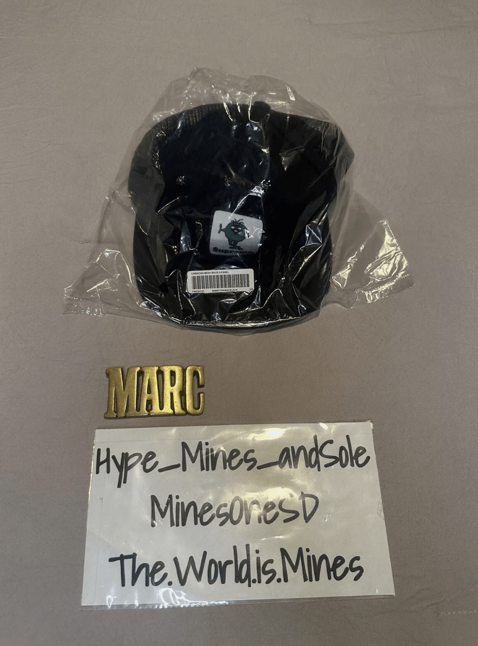 Supreme NWT Supreme Camacho Mesh Back 5-Panel - Black Size ONE SIZE - 3 Thumbnail