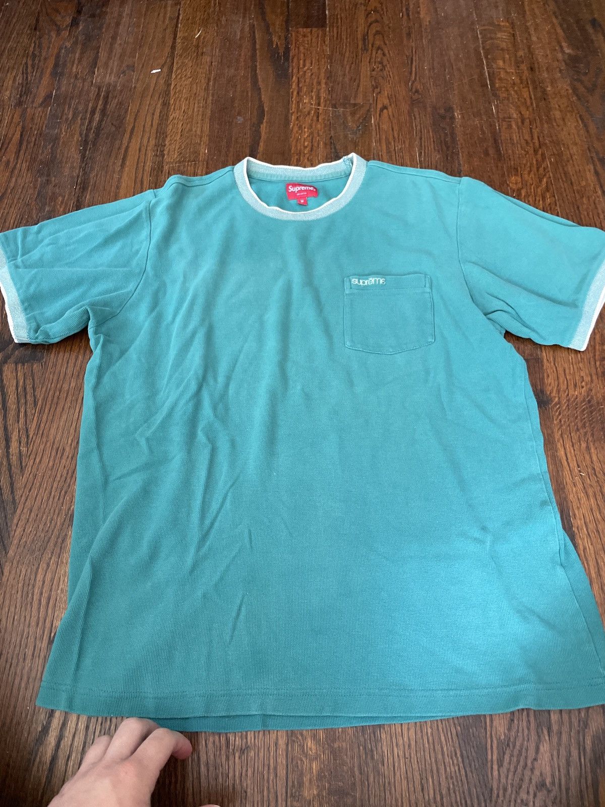 Supreme Supreme teal thick top Size US M / EU 48-50 / 2 - 2 Thumbnail