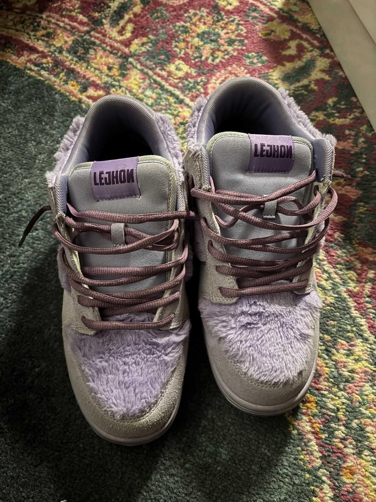 Designer Lejhon Urban Couture sneakers purple Size US 11 / EU 44 - 10 Thumbnail
