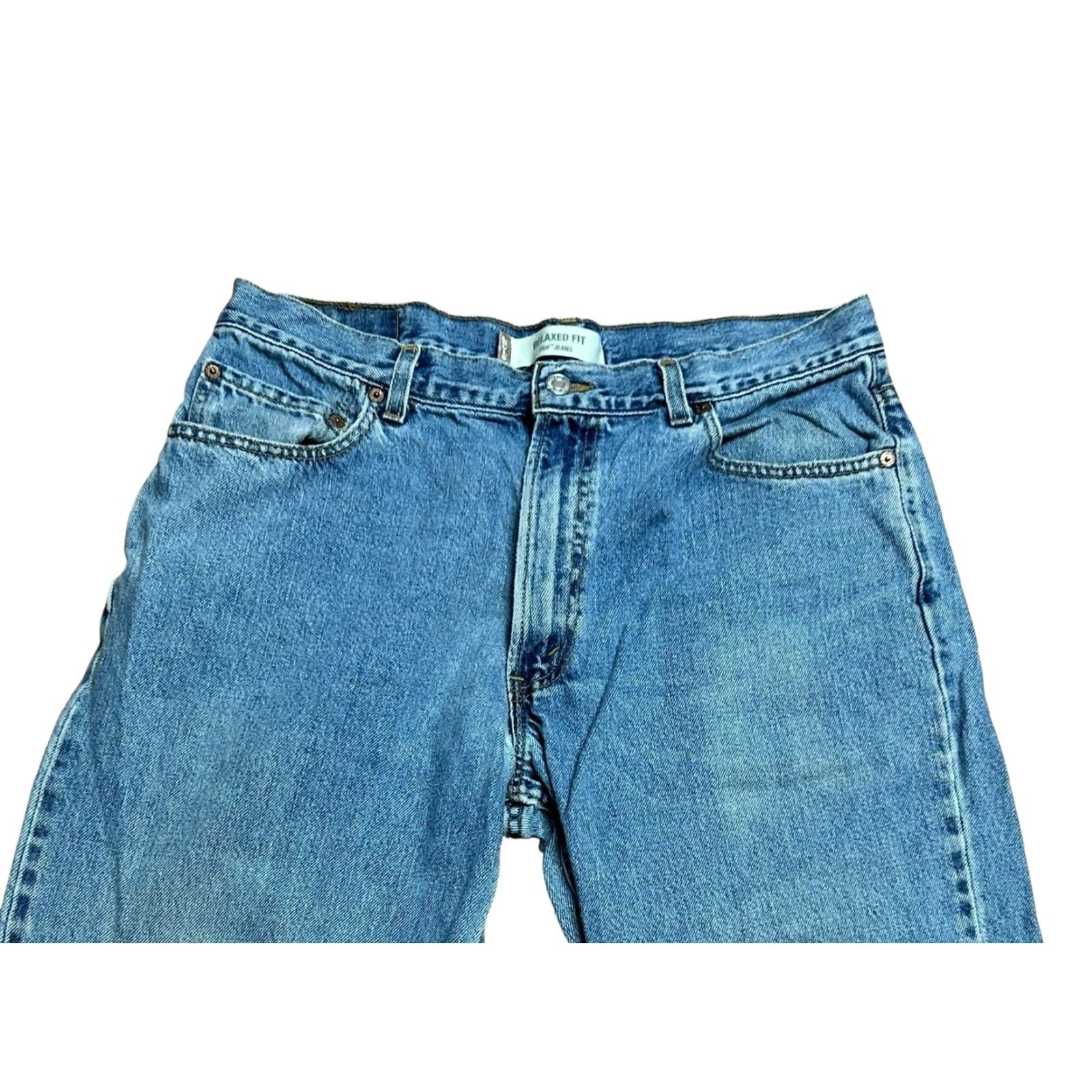 Levi's VINTAGE Levi's 550 Relaxed Fit Jeans Pants Men's Sz 36x30 Made in USA 90's Blue Size US 36 / EU 52 - 5 Thumbnail