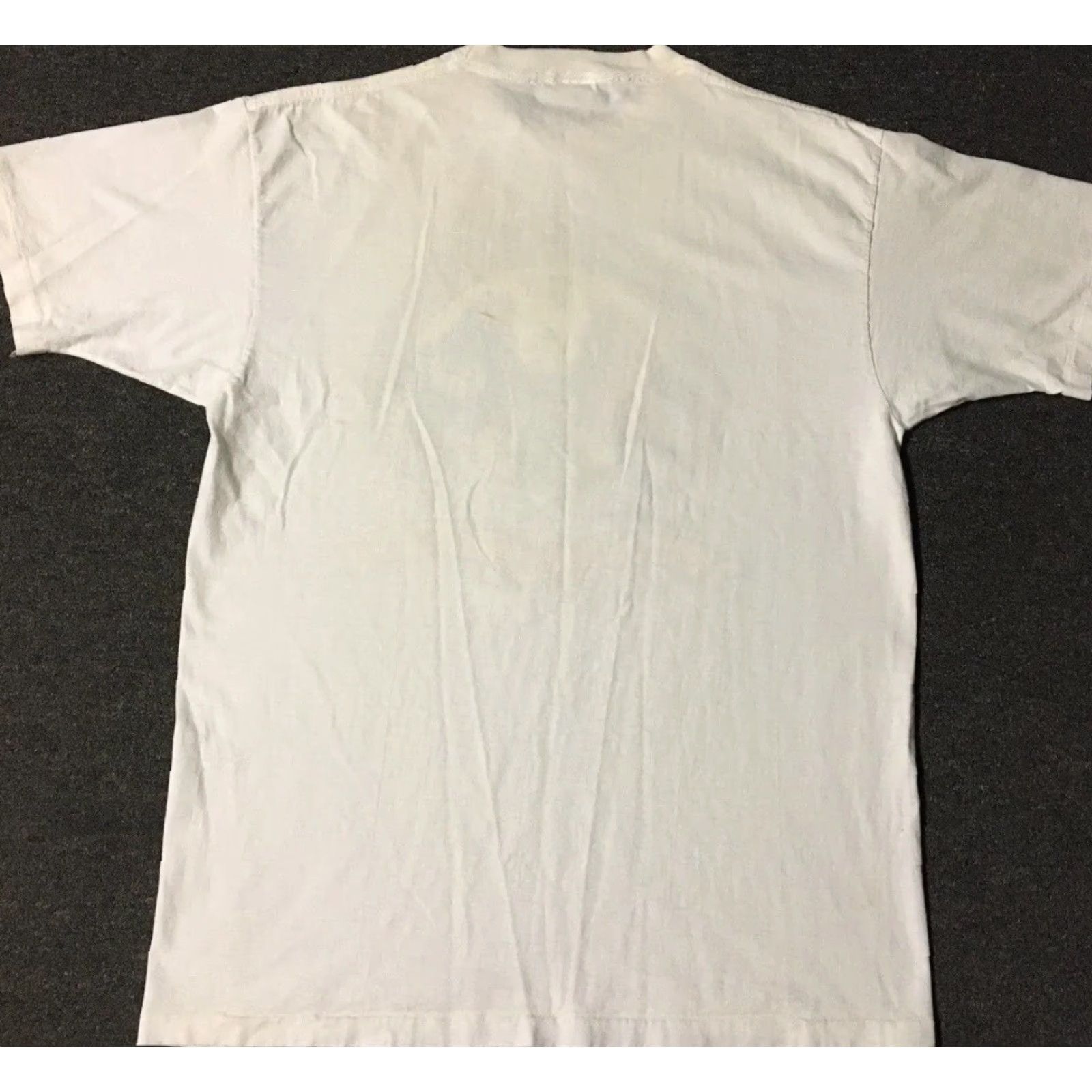 Vintage VINTAGE 90s Persian Gulf War Eagle Distressed Shirt XL White Army Military Grunge Shirt Men XL USA Marines Air Force Desert Storm 80s 90s War Punk Size US XL / EU 56 / 4 - 7 Thumbnail