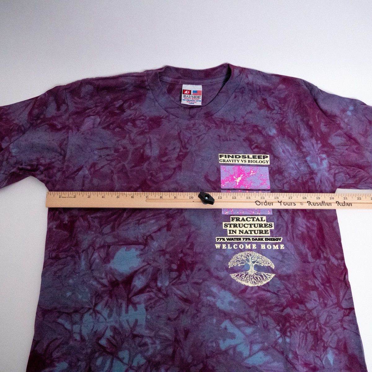 Designer × Vintage Find Sleep Tees Gravity Vs Biology New Size L Hand Printed Size US L / EU 52-54 / 3 - 7 Thumbnail