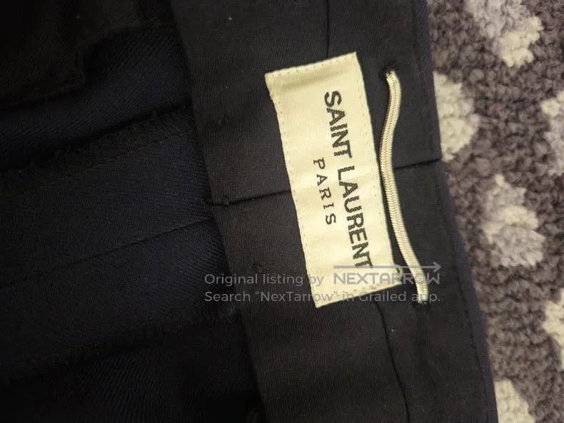 Hedi Slimane Saint Laurent Paris 2013FW Runway Zip Trousers. Size US 36 / EU 52 - 5 Thumbnail