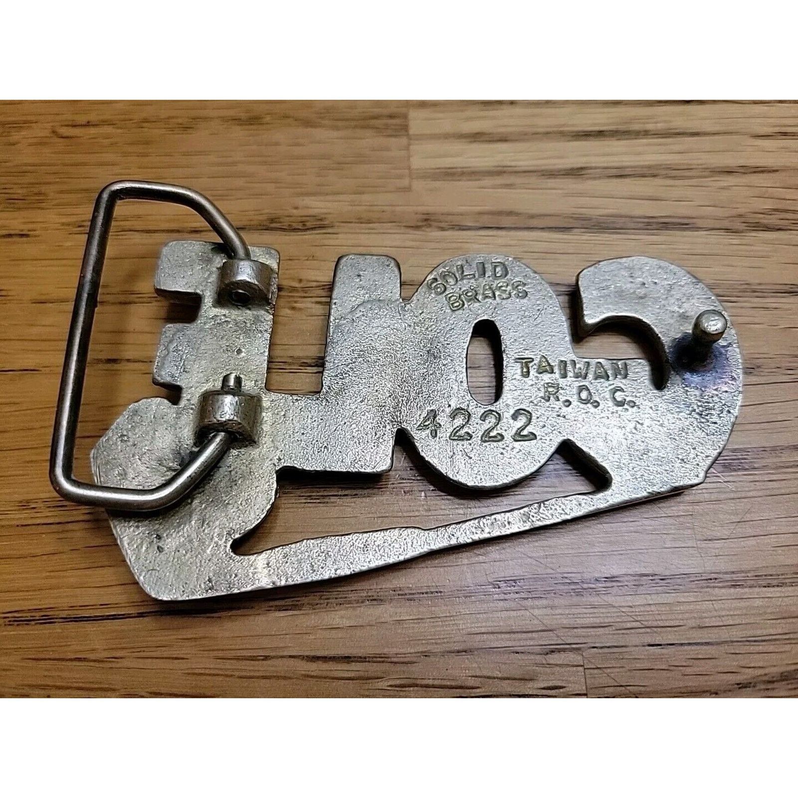 Other 1970'S VINTAGE BRASS CUTOUT GOLF CLUB BALL SOLID BUCKLE Size ONE SIZE - 3 Thumbnail