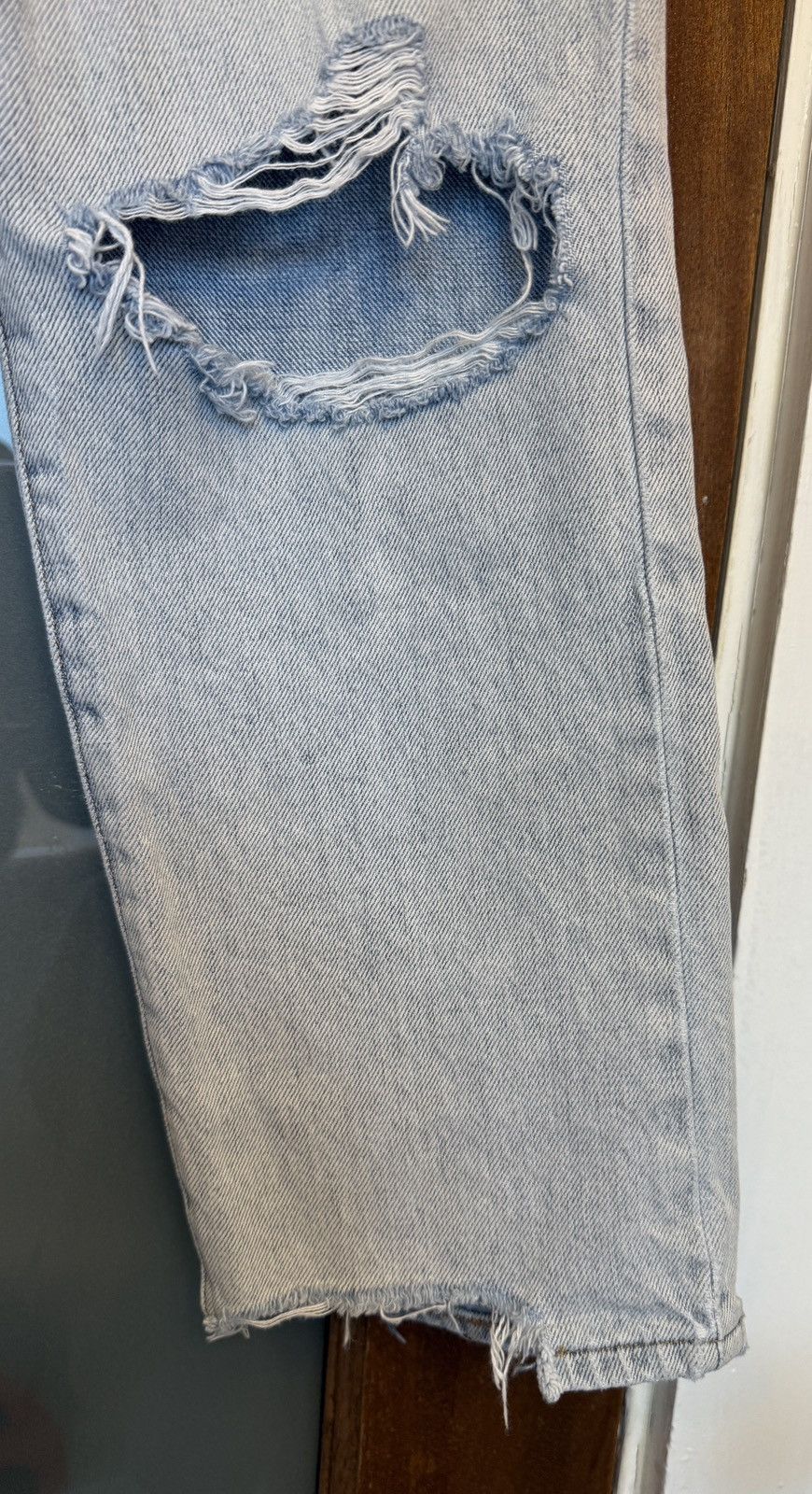 Pistola Pistola Women’s Charlie Denim Frayed High Rise Jeans 25” Size 25" / US 0 / IT 36 - 8 Thumbnail