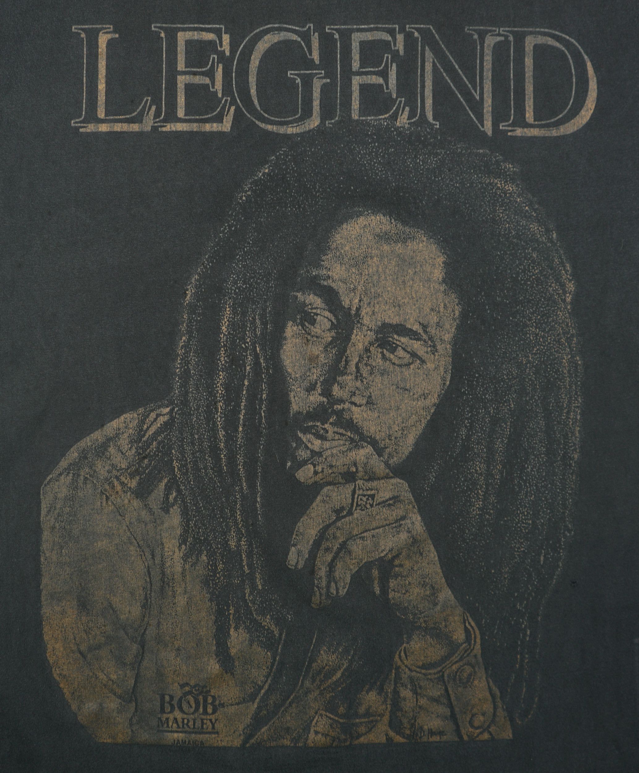 Band Tees × Bob Marley × Vintage Vintage Legend Bob Marley T Shirt Size US M / EU 48-50 / 2 - 4 Thumbnail