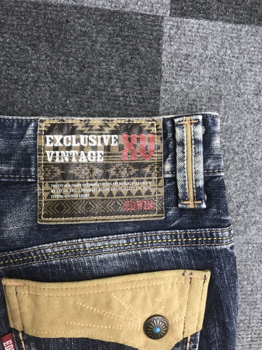 Edwin 💥FLARE💥VTG EDWIN FLARE BLUE WASH NAVAJO Denim Size US 32 / EU 48 - 13 Thumbnail