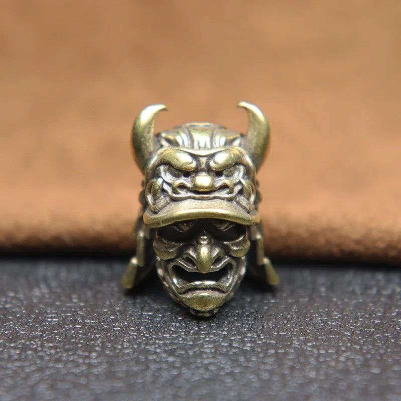 Handmade 3Pcs Samurai Helmet Knife Beads Paracord Bead Zipper Charms Size ONE SIZE - 7 Thumbnail