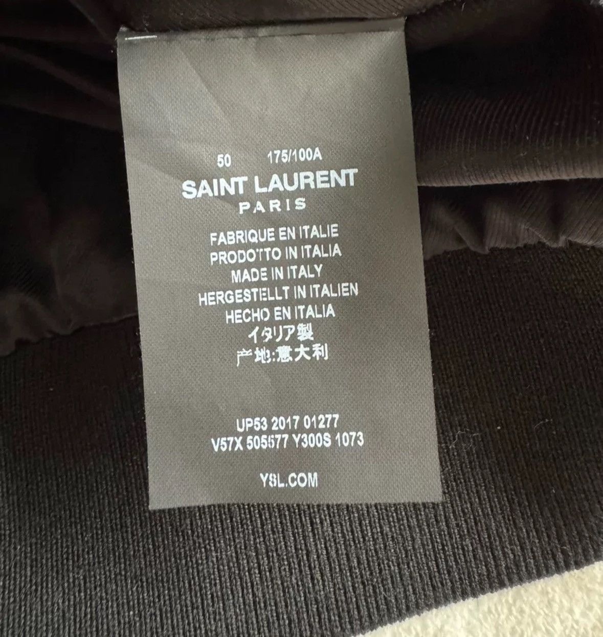 Saint Laurent Paris × Yves Saint Laurent Saintalaunt slp rendered splashed ink jacket2412-Nextarrow Size US M / EU 48-50 / 2 - 5 Thumbnail