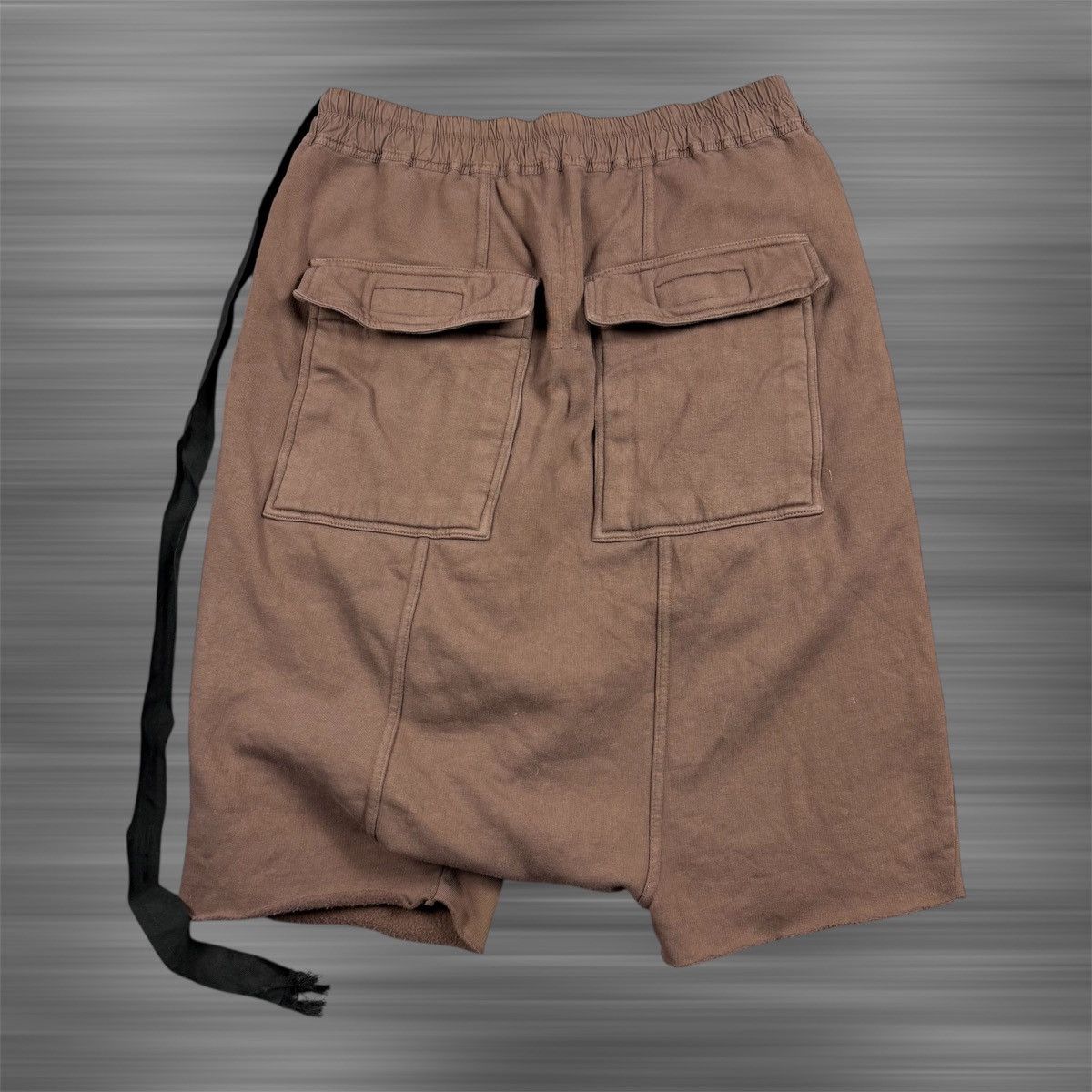 Rick Owens Rick Owens Drkshdw Knit Sweat Shorts Gimp Drawstring Pods Size US 32 / EU 48 - 3 Thumbnail