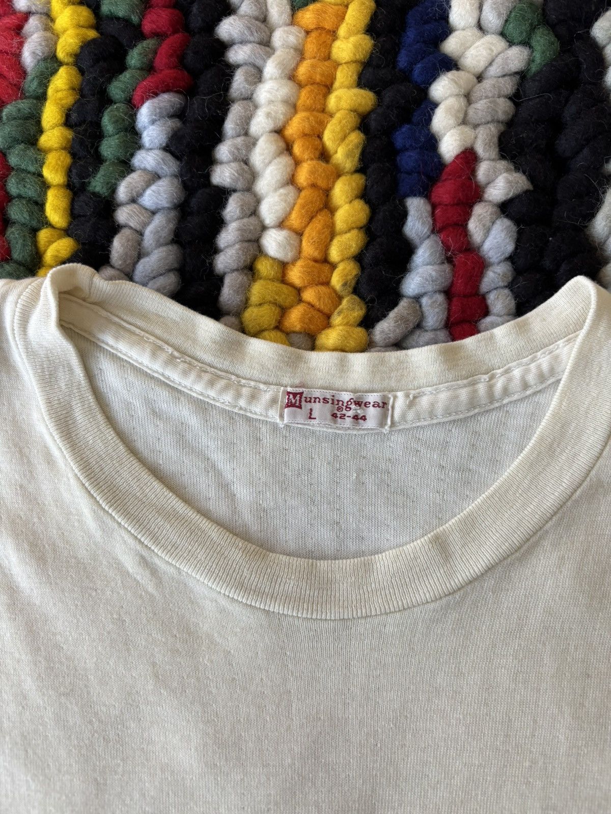 Vintage 1950s Munsingwear Vintage Thermal Long Sleeve Size US M / EU 48-50 / 2 - 2 Thumbnail
